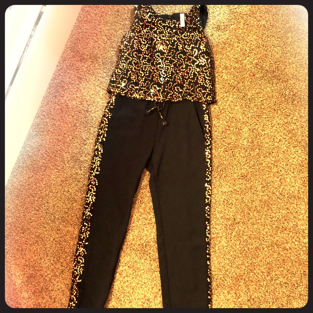 Black Romper-jumpsuit